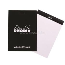 Rhodia A5 ponthálós 80lap fekete jegyzettömb (P1131-0093) jegyzettömb