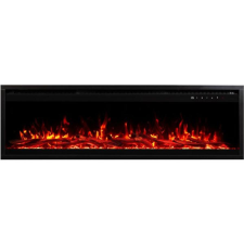  Rhone Pro 100 beépíthető és falra szerelhető elektromos kandalló kályha, kandalló