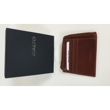 RIALTO , barna, bőr nyomatos, zippes kártya és irattartó RP6944D-02 tok és táska