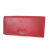 RIALTO hosszú, fedeles piros pénz-és irattárca RP6704AE-05