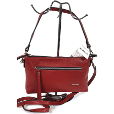 RIALTO , piros, fém zippes kis bőr divattáska RB007/DO-05 kézitáska és bőrönd