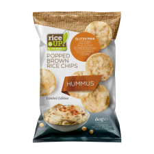 Rice Up barna rizs chips humusz ízű 60 g előétel és snack