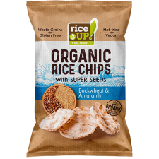Rice Up Bio barna rizs chips hajdina amarant 25g gluténmentes termék