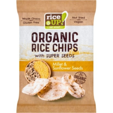 Rice Up Bio barna rizs chips köles napraforgós 25g gluténmentes termék