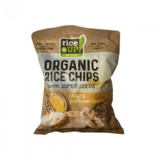  Rice Up bio köles &amp; napraforgó chips 25 g előétel és snack