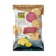 Rice Up chips gyömbér-citrommal ízű 60 g előétel és snack