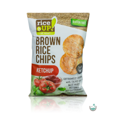 Rice Up ! Ketchup ízesítésű barna rizs chips 60 g reform élelmiszer