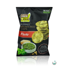 Rice Up ! pesto ízesítésű barna rizs chips 60 g reform élelmiszer