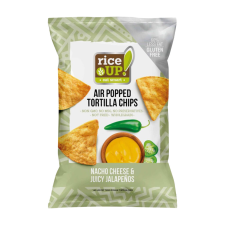Rice Up Rice Up Tortilla chips Nacho sajt és Jalapeno ízű - 60g reform élelmiszer