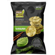  Rice Up Rizs Chips Wasabi íz. 60g /24/ előétel és snack