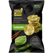  RiceUp! Eat Smart teljes kiőrlésű barna rizs chips wasabi ízesítéssel 60 g pékárú