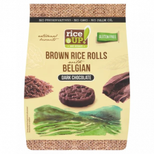  RiceUp! Eat Smart teljes kiőrlésű barna rizs snack étcsokoládéval 50 g pékárú