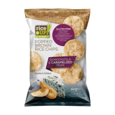 RiceUp! gorgonzola sajtos barnar. c. 60g előétel és snack