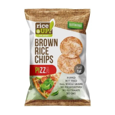 RiceUp! pizza ízű barna rizs chips 60g előétel és snack