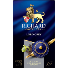Richard Lord Grey fekete, ízesített, szálas tea, 90g tea