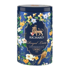  Richard Royal Ceylon Love Fémdobozos Fekete Tea(Bergamott-Vanilia) 80g csokoládé és édesség