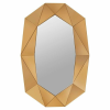 Richmond Interiors Richmond Jaloe Arany Geometrikus Fali Tükör - 120x80 cm