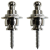 Richter Strap Lock Set Chrome