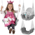 Ricokids 3in1 átalakítható ergonomikus gyerek hinta szürke Ricokids 0,5 - 7 éves korig