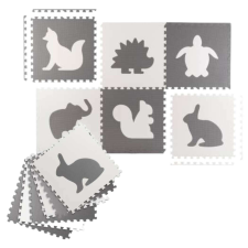 Ricokids Nagy Szivacs puzzle (6db) Állatok - szürke játszószőnyeg