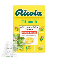  Ricola Citromfű gyógynövényes cukorka 40g csokoládé és édesség