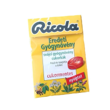 RICOLA CUKOR EREDETI GYÓGYNÖVÉNY CM. reform élelmiszer