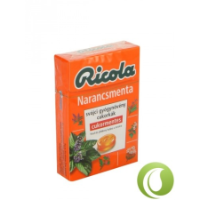 Ricola Cukor Narancs-Menta 40 g csokoládé és édesség
