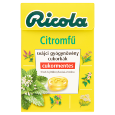  Ricola gyógynövény cukorka 40 g citromfű, cukormentes (gluténmentes, laktózmentes) csokoládé és édesség