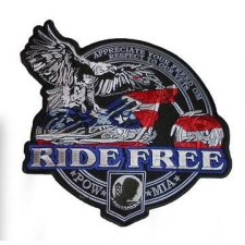  Ride Free - Pow Mia hátfelvarró, nagyméretű ajándéktárgy
