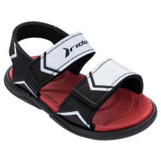 Rider Comfort Baby szandál - fekete/fehér/piros