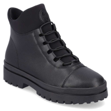 Rieker Női Bőr Bakancs - Fekete - Z4463-00 női csizma, bakancs
