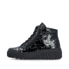 Rieker Rieker N2509 00 divatos fűzős női magas szárú platform sneaker