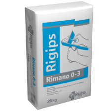 Rigips RIMANO 0-3 25 KG GLETTELŐGIPSZ BELSŐTÉRI glett, gipsz, csemperagasztó, por
