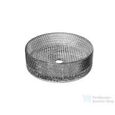 Riho GLAMOUR BOWLS mosdótál, smoke glass W047001114 szaniter