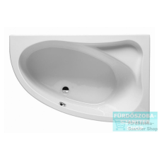 Riho Lyra 140x90 aszimmetrikus sarokkád balos kád, zuhanykabin