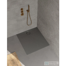 Riho Purite NUVIA 100x90 zuhanytálca, Stone Grey D009013085 kád, zuhanykabin