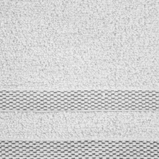  Riki csíkos pamut törölköző Fehér 70x140 cm lakástextília