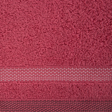  Riki csíkos pamut törölköző Korall 30x50 cm lakástextília