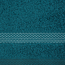  Riki csíkos pamut törölköző Türkiz 50x90 cm lakástextília