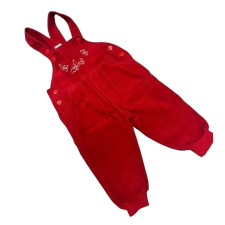 Rikidor Kord Kertésznadrág - Piros Pillangós 74 babanadrág