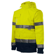 Rimeck 5V2 Rimeck HV Guard 4 in 1 láthatósági kabát fluoreszkáló sárga - L