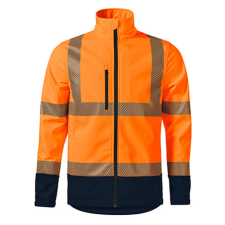 Rimeck ADL5V3 HV DROP Jól láthatósági softshell kabát (narancs, 3XL) láthatósági ruházat