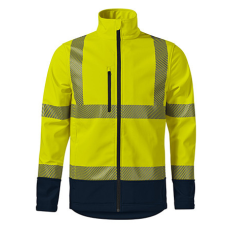 Rimeck ADL5V3 HV DROP Jól láthatósági softshell kabát (sárga, XXL)