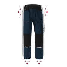 Rimeck Munkanadrág férfi Woody W01 tengerészkék 52/54 méret munkaruha