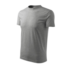 Rimeck Póló unisex Base R06 sötétszürke melírozott 3XL méret