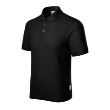 Rimeck Reserve galléros póló férfi fekete 01 (brand label) L munkaruha