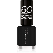 Rimmel 60 Seconds Super Shine körömlakk árnyalat 900 Black 8 ml körömlakk