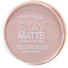 Rimmel London Stay Matte 14 g - Szín: átlátszó 001 arcpúder