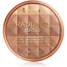 Rimmel Radiance Brick élénkítő bronzosító púder árnyalat 002 Medium 12 g arcpúder