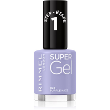 Rimmel Super Gel géles körömlakk UV/LED lámpa használata nélkül árnyalat 028 Purple Haze 12 ml körömlakk
